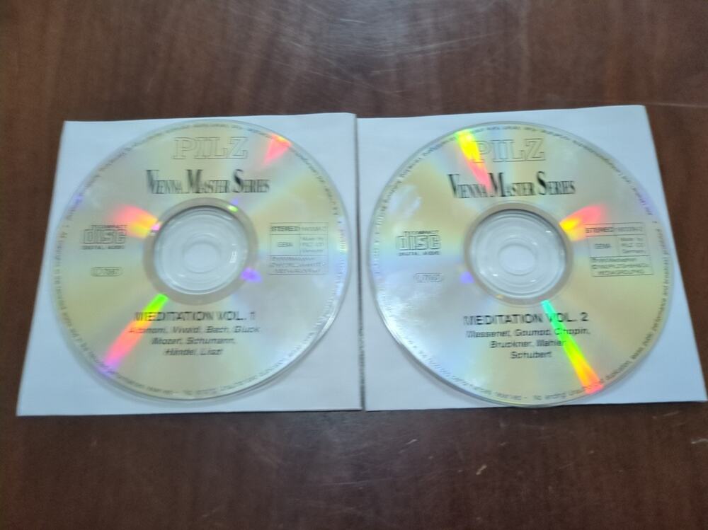 Music for Meditation. Vol. 1 & 2 - Audio CD By Various Music discs only
